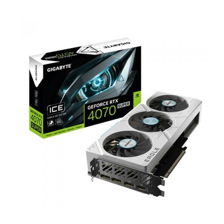 GIGABYTE GeForce RTX 4070 SUPER EAGLE OC ICE 12G NVIDIA 12 Go GDDR6X