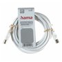 Câble Coaxial Antenne TV Hama 00011901 Blanc 3 m