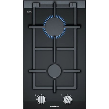 Siemens iQ700 ER3A6BB70 plaque Noir Intégré 30 cm Gaz 2 zone(s)
