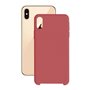 Protection pour téléphone portable iPhone XS Max KSIX Soft Rouge