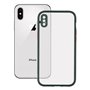 Protection pour téléphone portable iPhone X/XS KSIX Duo Soft Vert