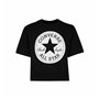 T shirt à manches courtes Enfant Converse Noir