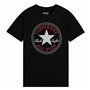 T shirt à manches courtes Converse Noir 10 Ans