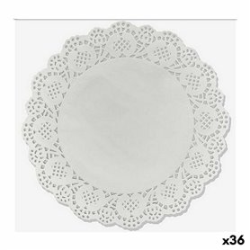 Base de gâteau Wooow Blanc Papier 24 Pièces