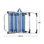 Chaise Pliante Colorbaby Marin 56 x 50 x 88 cm Blanc Blue marine