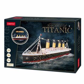 Puzzle enfant en bois CubicFun Titanic 3D 266 Pièces
