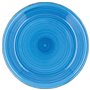 Assiette plate Quid Vita Azul Bleu Céramique Ø 27 cm (12 Unités)