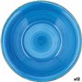 Assiette à dessert Quid Vita Céramique Bleu (19 cm) (12 Unités)