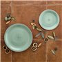 Assietes Quid Vita Aqua Bleu Céramique 18 Pièces