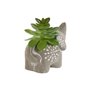 Plante décorative Home ESPRIT Polyéthylène Ciment 8 x 5 x 7 cm (3 Unités)