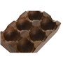 Coquetier Home ESPRIT Naturel Bois d'acacia 15 x 10 x 4 cm