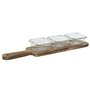 Plateau apéritif Home ESPRIT Naturel 140 ml 43 x 10 x 5