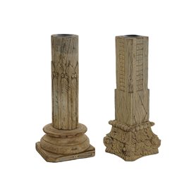 Figurine Décorative Home ESPRIT Marron Colonne 30 x 30 x 75 cm