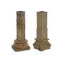 Figurine Décorative Home ESPRIT Marron Colonne 30 x 30 x 75 cm