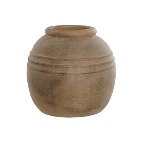 Vase Home ESPRIT Ciment Traditionnel 32 x 32 x 30 cm