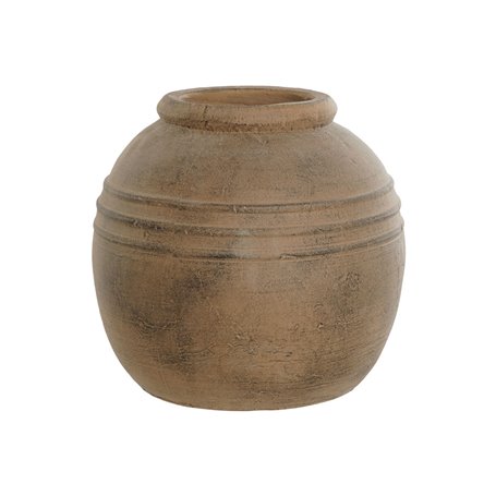 Vase Home ESPRIT Ciment Traditionnel 32 x 32 x 30 cm