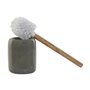 Brosse de salle de wc Home ESPRIT Marron Gris Polyéthylène Grès 11 x 11 x 40 cm (2 Unités)