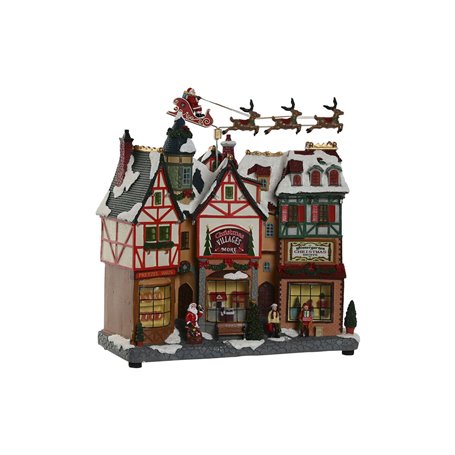 Décorations de Noël Home ESPRIT Multicouleur Musical 34 X 15 X 32 cm