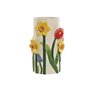 Vase Home ESPRIT Blanc Multicouleur Dolomite 17 X 18 X 26 cm