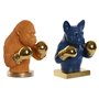 Figurine Décorative Home ESPRIT Bleu Orange Doré 28 X 26 X 35