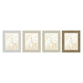 Cadre photo Home ESPRIT Blanc Beige Verre polystyrène Marbre Scandinave 26 x 2 x 31 cm (4 Unités)