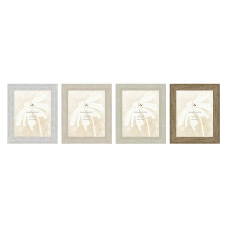 Cadre photo Home ESPRIT Blanc Beige Verre polystyrène Marbre Scandinave 26 x 2 x 31 cm (4 Unités)