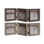 Cadre photo Home ESPRIT Marron Beige Verre polystyrène 38 X 3 X 12 cm (2 Unités)