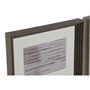 Cadre photo Home ESPRIT Blanc Marron Gris Verre polystyrène Urbaine 23 X 3 X 41 cm (2 Unités)