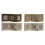 Cadre photo Home ESPRIT Marron Beige Naturel Ivoire Verre polystyrène 47 X 2 X 16 cm (4 Unités)