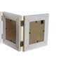 Cadre photo Home ESPRIT Marron Beige Naturel Ivoire Verre polystyrène 47 X 2 X 16 cm (4 Unités)