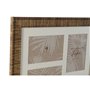 Cadre photo Home ESPRIT Marron Beige Naturel Ivoire Verre polystyrène Scandinave 34 X 2 X 38 cm (4 Unités)