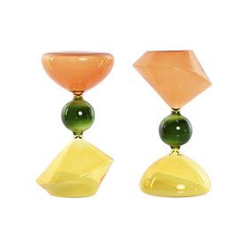 Figurine Décorative Home ESPRIT Vert Orange 10