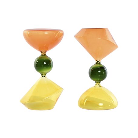Figurine Décorative Home ESPRIT Vert Orange 10