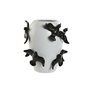 Vase Home ESPRIT Blanc Noir Grès Moderne 27 X 27 X 29