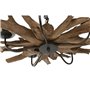 Suspension Home ESPRIT Fer bois de teck 90 x 90 x 35 cm