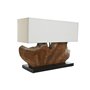 Lampe de bureau Home ESPRIT Fer bois de teck 60 X 20 X 55 cm