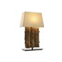 Lampe de bureau Home ESPRIT Fer bois de teck 40 X 20 X 80 cm