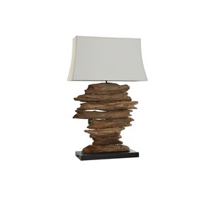 Lampe de bureau Home ESPRIT Fer bois de teck 50 X 22 X 80 cm