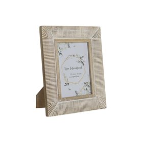 Cadre photo Home ESPRIT Blanc Bois de manguier Moderne 21