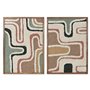 Cadre Home ESPRIT Vert Beige Moderne Scandinave 75 x 3 x 105 cm (2 Unités)