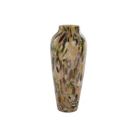 Vase Home ESPRIT Multicouleur Verre Moderne 18 x 18 x 41