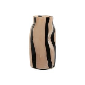 Vase Home ESPRIT Noir Crème Verre Moderne 15 x 15 x 29