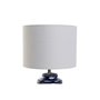 Lampe de bureau Home ESPRIT Bleu Blanc Céramique 50 W 220 V 28 x 28 x 49 cm (2 Unités)