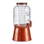 Carafe en Verre Transparent Cuivre Avec support Verre Métal Transparent Plastique 3