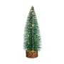 Sapin de Noël Vert Bois Métal Plastique 10 x 25 x 10 cm