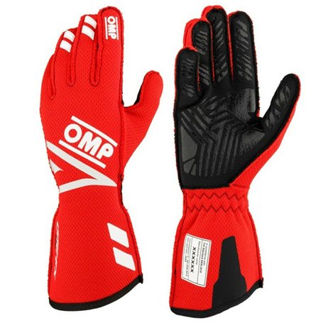 Gants OMP ONE EVO FX Rouge XS FIA 8856-2018