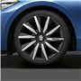 Enjoliveur Sparco Milano Noir/Argenté 15" 4 Unités