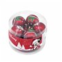 Boule de Noël Mickey Mouse Happy smiles 10 Unités Rouge Plastique (Ø 6 cm)