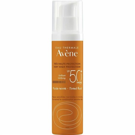 Crème Solaire Avec Couleur Avene Tinted Fluid SPF50+ (50 ml)