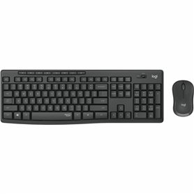 Logitech MK295 Silent Wireless Combo clavier Souris incluse RF sans fil Portuguais Graphite